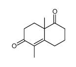 1,6(2H,7H)-Naphthalenedione,3,4,8,8a-tetrahydro-5,8a-dimethyl