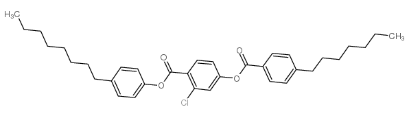 (4-octylphenyl) 2-chloro-4-(4-heptylbenzoyl)oxybenzoate CAS:41161-57-3 第1张