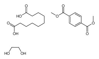 decanedioic acid,dimethyl benzene-1,4-dicarboxylate,ethane-1,2-diol