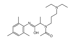 2-[acetyl-[3-(diethylamino)propyl]amino]-N-(2,4,6-trimethylphenyl)propanamide