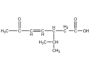 (3ξ,4E)-3-изопропил-6-оксо-4-гептеновая кислота