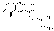 4-(4-amino-3-chlorophenoxy)-7-Methoxyquinoline-6-carboxamide Cas:417722-93-1 第1张