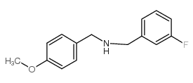 N-[(3-fluorophenyl)methyl]-1-(4-methoxyphenyl)methanamine CAS:418792-57-1 第1张