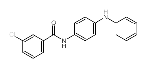 N-(4-anilinophenyl)-3-chlorobenzamide