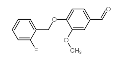 4-[(2-fluorophenyl)methoxy]-3-methoxybenzaldehyde