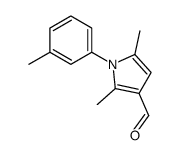 2,5-dimethyl-1-(3-methylphenyl)pyrrole-3-carbaldehyde CAS:423749-16-0 第1张