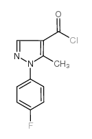 1-(4-fluorophenyl)-5-methylpyrazole-4-carbonyl chloride