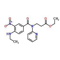 Ethyl 3-(4-(ethylamino)-3-nitro-N-(pyridin-2-yl)benzamido)propanoate CAS:429659-01-8 manufacturer price 第1张