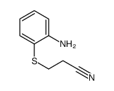 3-(2-aminophenyl)sulfanylpropanenitrile