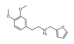 2-(3,4-dimethoxyphenyl)ethyl-(furan-2-ylmethyl)azanium CAS:435345-23-6 第1张