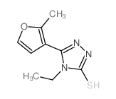 4-ethyl-3-(2-methylfuran-3-yl)-1H-1,2,4-triazole-5-thione