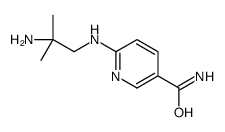 6-[(2-amino-2-methyl-propyl)amino]pyridine-3-carboxamide