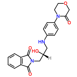 2-[(2R)-2-hydroxy-3-{[4-(3-oxomorpholin-4-yl)phenyl]amino}propyl]-1H-isoindole-1,3(2H)-dione CAS:446292-07-5 manufacturer price 第1张