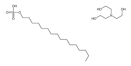 2-[bis(2-hydroxyethyl)amino]ethanol,hexadecyl hydrogen sulfate CAS:4492-79-9 第1张