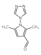 2,5-dimethyl-1-(1,2,4-triazol-4-yl)pyrrole-3-carbaldehyde