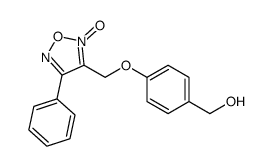 [4-[(2-oxido-4-phenyl-1,2,5-oxadiazol-2-ium-3-yl)methoxy]phenyl]methanol