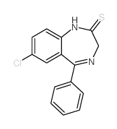 7-Chloro-5-phenyl-1H-benzo[e][1,4]diazepine-2(3H)-thione Cas:4547-02-8 第1张
