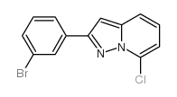 2-(3-bromophenyl)-7-chloropyrazolo[1,5-a]pyridine CAS:460079-44-1 第1张