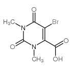 5-bromo-1,3-dimethyl-2,6-dioxopyrimidine-4-carboxylic acid