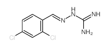 2-[(E)-(2,4-dichlorophenyl)methylideneamino]guanidine