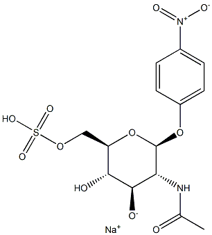 4-Nitrophenyl 2-(acetylamino)-2-deoxy-beta-D-glucopyranoside 6-(hydrogen sulfate) monosodium salt