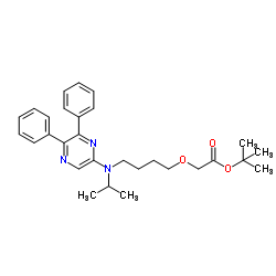 Tert-butyl 2-(4-((5,6-diphenylpyrazin-2-yl)(isopropyl)amino)butoxy)acetate CAS:475084-96-9 manufacturer price 第1张