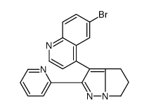 6-bromo-4-(2-pyridin-2-yl-5,6-dihydro-4H-pyrrolo[1,2-b]pyrazol-3-yl)quinoline