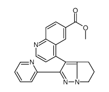 methyl 4-(2-pyridin-2-yl-5,6-dihydro-4H-pyrrolo[1,2-b]pyrazol-3-yl)quinoline-6-carboxylate