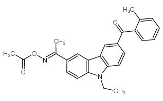 1-[9-Ethyl-6-(2-methylbenzoyl)-9H-carbazol-3-yl]ethanone 1-(O-acetyloxime) Cas:478556-66-0 第1张