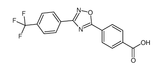 4-[3-[4-(trifluoromethyl)phenyl]-1,2,4-oxadiazol-5-yl]benzoic acid