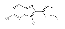 3,6-dichloro-2-(5-chlorothiophen-2-yl)imidazo[1,2-b]pyridazine CAS:483367-55-1 第1张