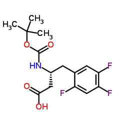 Boc-(R)-3-Amino-4-(2,4,5-trifluorophenyl)-butanoic Acid Cas:486460-00-8 第1张