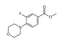 methyl 3-fluoro-4-(4-morpholino)benzoate