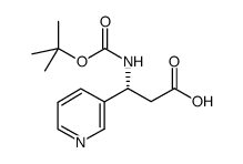 (3R)-3-[(2-methylpropan-2-yl)oxycarbonylamino]-3-pyridin-3-ylpropanoic acid