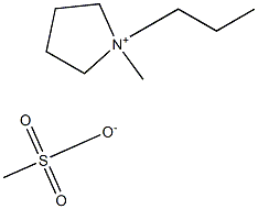 Pyrrolidinium, 1-methyl-1-propyl-, methanesulfonate