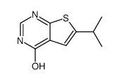 6-isopropylthieno[2,3-d]pyrimidin-4-ol CAS:502651-65-2 第1张