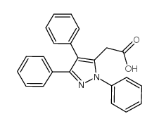 2-(2,4,5-triphenylpyrazol-3-yl)acetic acid