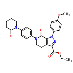 1-(4-Methoxyphenyl)-7-oxo-6-[4-(2-oxopiperidin-1-yl)phenyl]-4,5,6,7-tetrahydro-1H-pyrazolo[3,4-c]pyridine-3-carboxylic Acid Ethyl Ester CAS:503614-91-3 manufacturer price 第1张