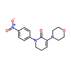 5,6-Dihydro-3-(4-morpholinyl)-1-(4-nitrophenyl)-2(1H)-pyridinone Cas:503615-03-0 第1张