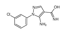 5-amino-1-(3-chlorophenyl)pyrazole-4-carboxamide