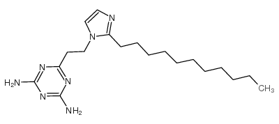 2,4-Diamino-6-[2-(2-Undecyl-1-Imidazolyl)Ethyl]-1,3,5-Triazine