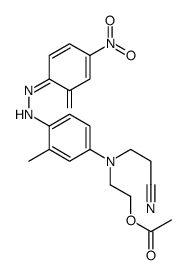 2-[N-(2-cyanoethyl)-3-methyl-4-[(2Z)-2-(4-nitro-6-oxocyclohexa-2,4-dien-1-ylidene)hydrazinyl]anilino]ethyl acetate