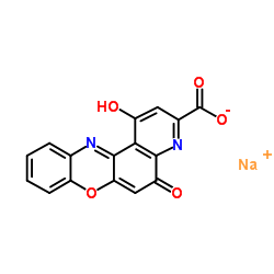 1-HYDROXY-5-OXO-5H-PYRIDO[3,2-A]PHENOXAZINE-3-CARBOXYLIC ACID MONOSODIUM SALT CAS:51410-30-1 manufacturer price 第1张