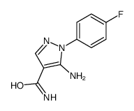 5-amino-1-(4-fluorophenyl)pyrazole-4-carboxamide