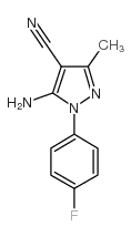 5-Amino-1-(4-fluorophenyl)-3-methyl-1H-pyrazole-4-carbonitrile