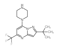 2-tert-Butyl-7-(piperazin-1-yl)-5-(trifluoromethyl)-pyrazolo[1,5-a]pyrimidine