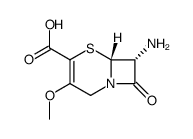 (6R,7R)-7-amino-3-methoxy-8-oxo-5-thia-1-azabicyclo[4.2.0]oct-2-ene-2-carboxylic acid CAS:51803-38-4 第1张