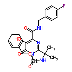 Benzyl[1-[4-[[(4-fluorobenzyl)amino]carbonyl]-5-hydroxy-1-methyl-6-oxo-1,6-dihydropyrimidin-2-yl]-1-methylethyl]carbamate CAS:518048-02-7 manufacturer price 第1张