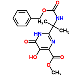 Methyl5-hydroxy-4-oxo-2-[2-(phenylmethoxycarbonylamino)propan-2-yl]-1H-pyrimidine-6-carboxylate Cas:519032-08-7 第1张