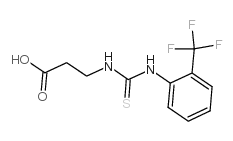 3-[[2-(trifluoromethyl)phenyl]carbamothioylamino]propanoic acid